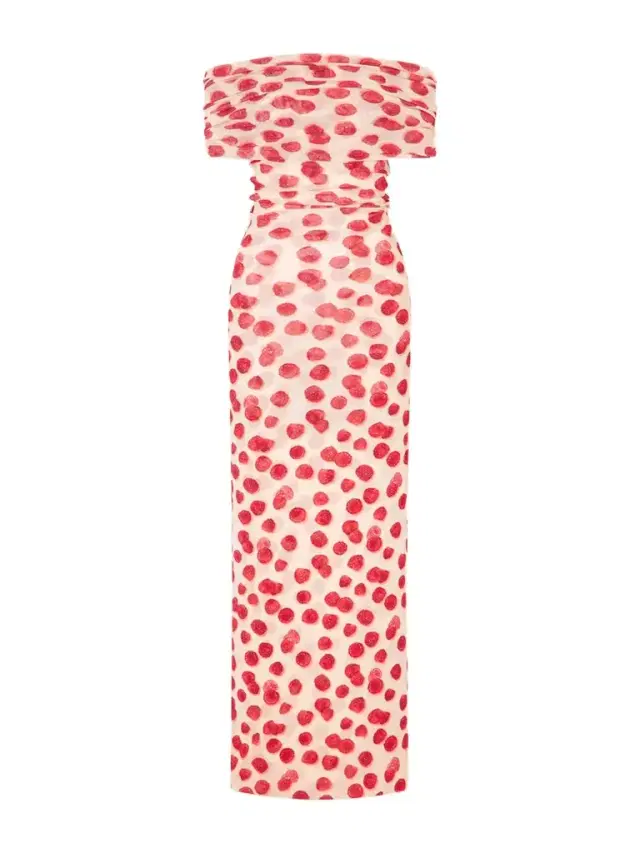 Printed Chiffon Midi Dress Printed Chiffon Midi Dress
