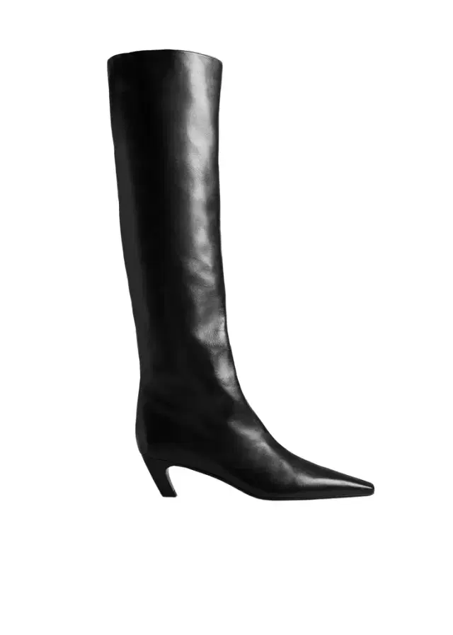 Davis Boot In Black Leather Davis Boot In Black Leather