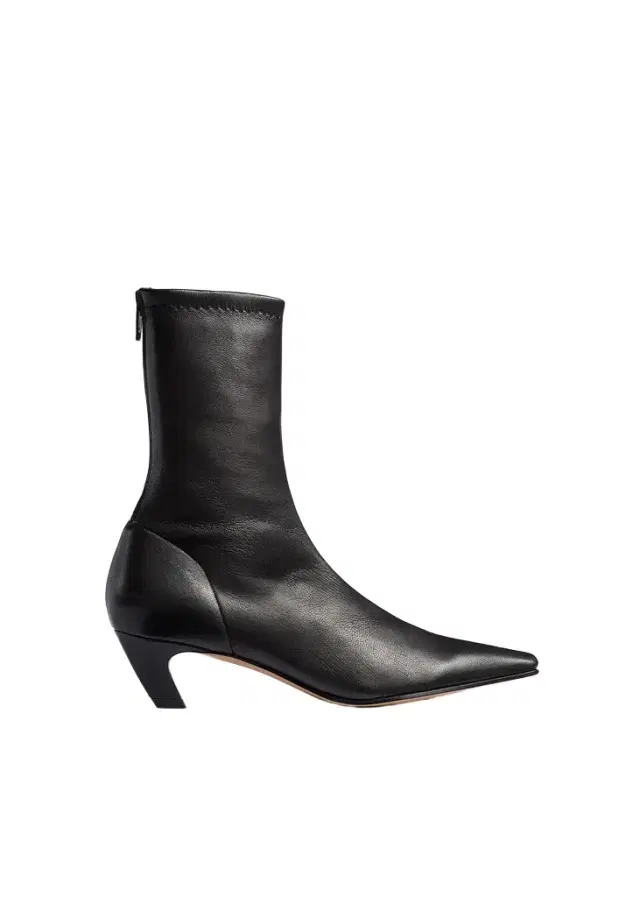 Arizona Stretch Ankle Boot In Black Nappa Leather Arizona Stretch Ankle Boot In Black Nappa Leather