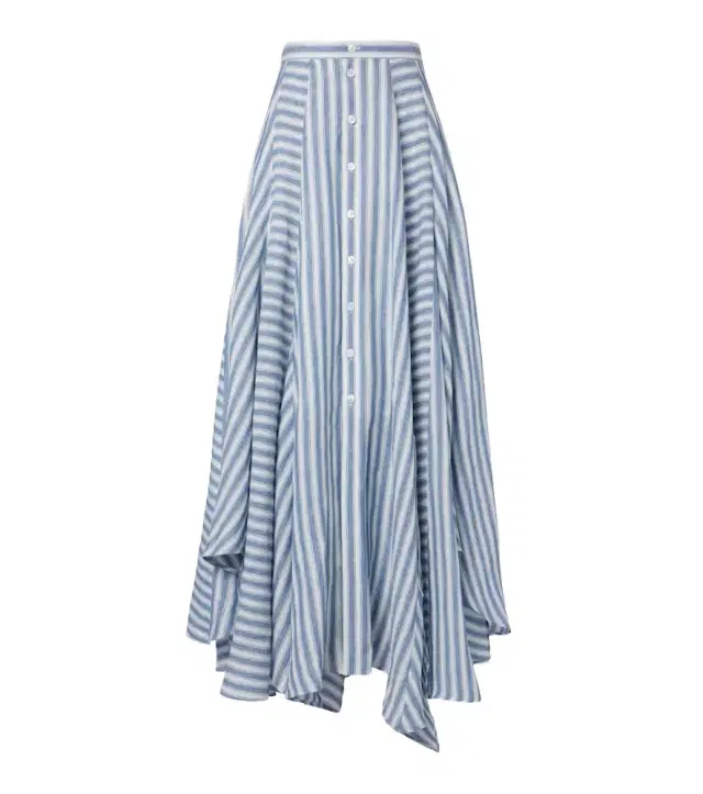 Shamus striped linen maxi skirt Shamus striped linen maxi skirt
