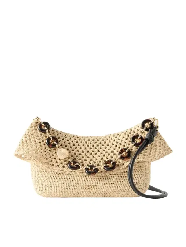 + Paula's Ibiza Ola Medium Embellished Raffia Shoulder Bag + Paula's Ibiza Ola Medium Embellished Raffia Shoulder Bag