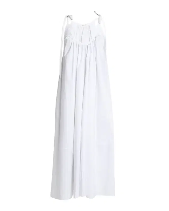 Sleeveless Gathered Maxi Shift Dress Sleeveless Gathered Maxi Shift Dress