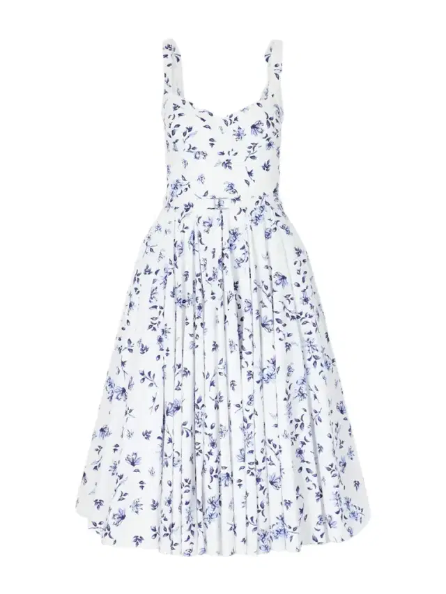 Elita Belted Floral-print Cotton-poplin Midi Dress Elita Belted Floral-print Cotton-poplin Midi Dress