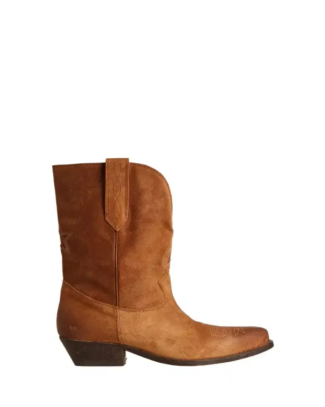 Wish Star Suede Western Boots Wish Star Suede Western Boots