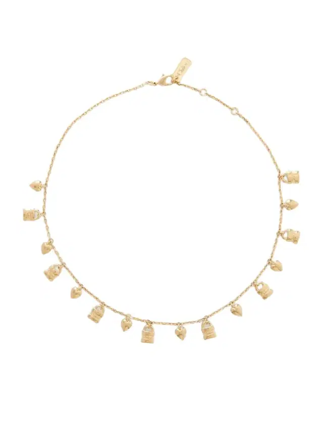 Charm Gold-tone Necklace Charm Gold-tone Necklace