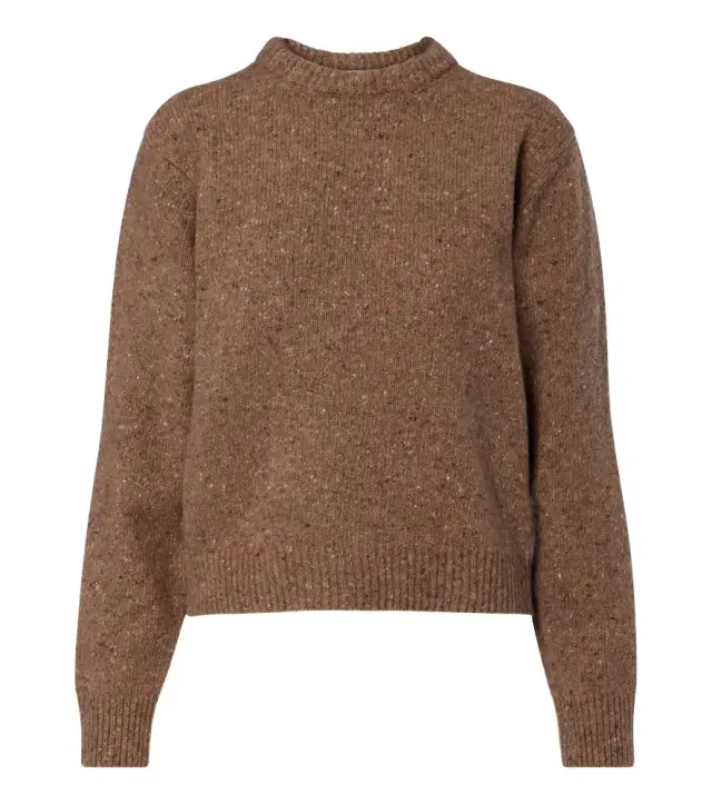 Róhe Wool-blend mouliné sweater Róhe Wool-blend mouliné sweater