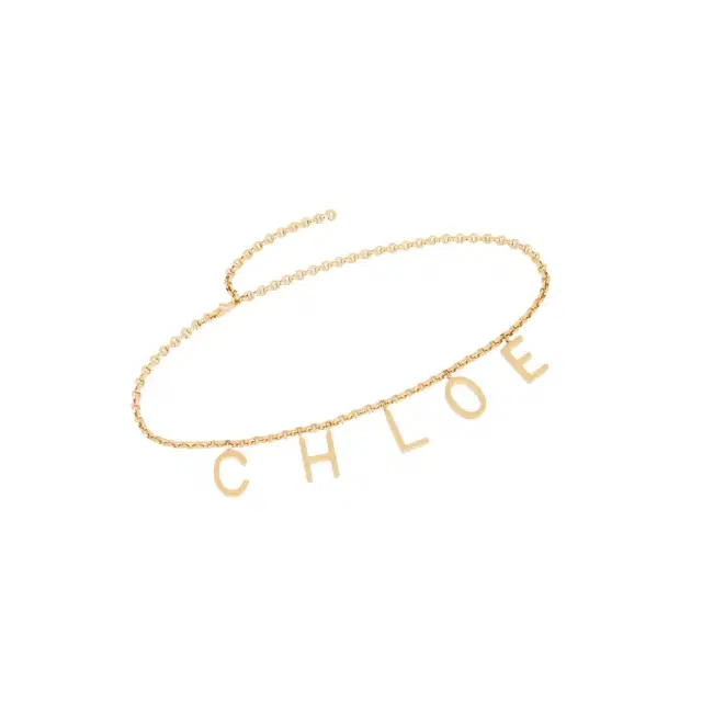 The Chloé Letters jewelry belt The Chloé Letters jewelry belt