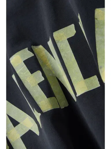 Balenciaga Oversized Distressed Printed Cotton-jersey T-shirt | Thumbnail 4 Balenciaga Oversized Distressed Printed Cotton-jersey T-shirt | Thumbnail 4