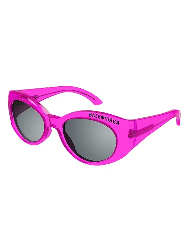 Women's 57MM Oval Sunglasses - Fuchsia Women's 57MM Oval Sunglasses - Fuchsia