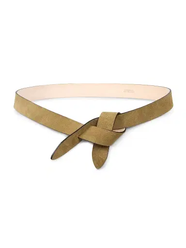 Isabel Marant Women's Lecce Leather Wrap Belt - Taupe | Thumbnail 1 Isabel Marant Women's Lecce Leather Wrap Belt - Taupe | Thumbnail 1