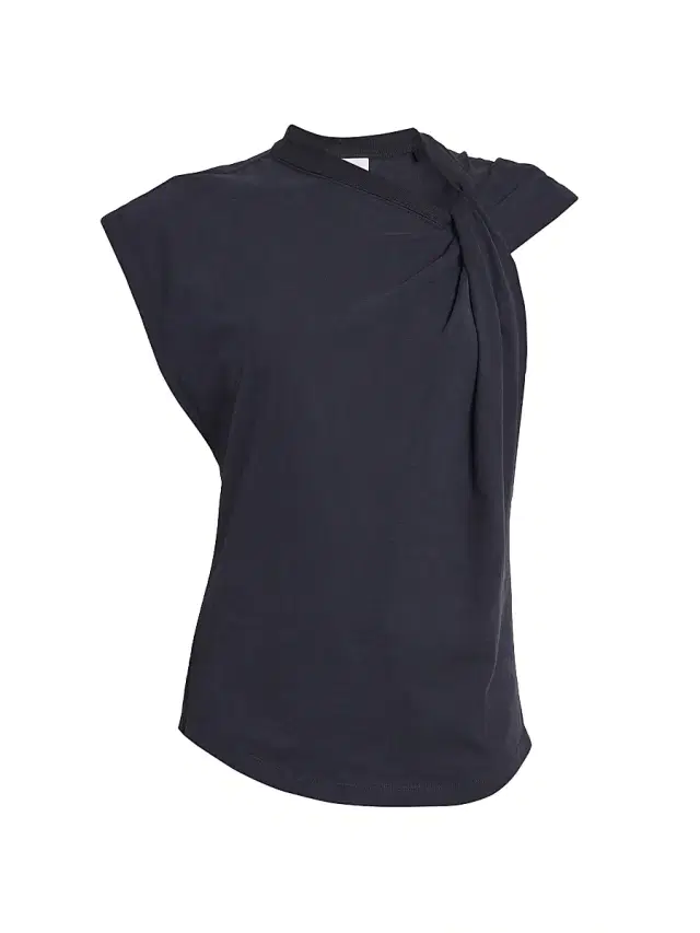 Women's Nayda Cotton Twist-Shoulder Top Women's Nayda Cotton Twist-Shoulder Top