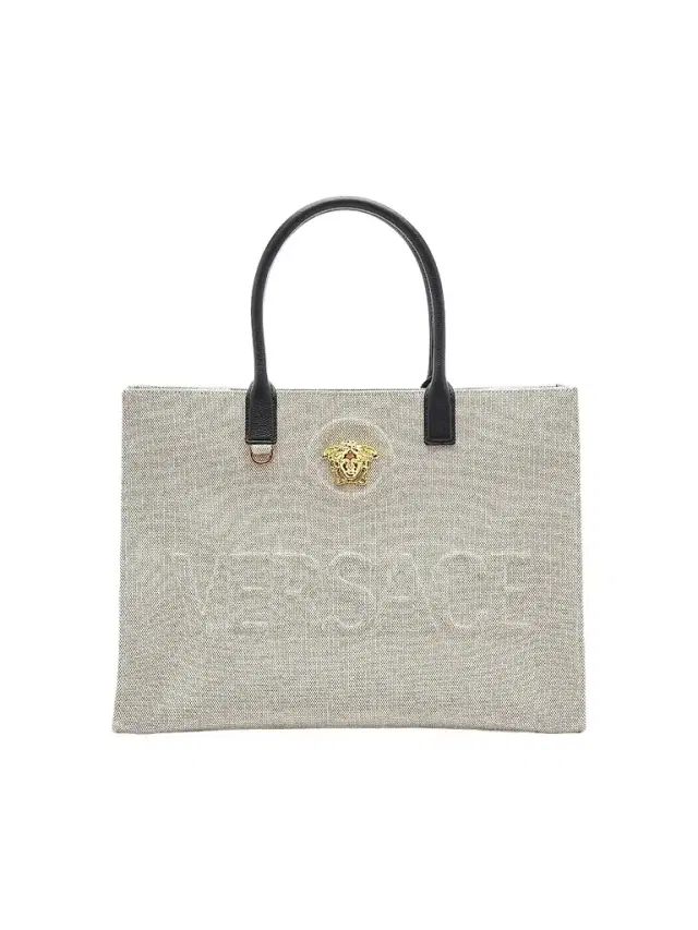 Women's Logo Canvas Tote - Rope Black Gold Women's Logo Canvas Tote - Rope Black Gold