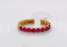0.39ct Pink Sapphire 18K Ear Cuff 0.39ct Pink Sapphire 18K Ear Cuff