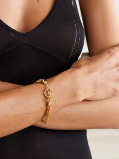 Saint Laurent Cassandre Gold-tone Bracelet | Thumbnail 2 Saint Laurent Cassandre Gold-tone Bracelet | Thumbnail 2