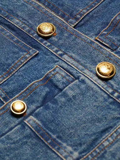 A.L.C. Women's Cleo Denim Jacket - Medium Wash | Thumbnail 7 A.L.C. Women's Cleo Denim Jacket - Medium Wash | Thumbnail 7