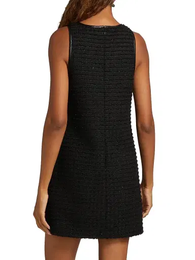 L'AGENCE Women's Florian Tweed Shift Midi-Dress - Black Black Rose | Thumbnail 5 L'AGENCE Women's Florian Tweed Shift Midi-Dress - Black Black Rose | Thumbnail 5