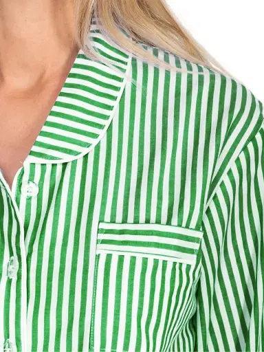 Sant and Abel Women's Braddock Long Pajama Set - Green | Thumbnail 6 Sant and Abel Women's Braddock Long Pajama Set - Green | Thumbnail 6