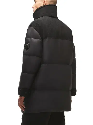 Moose Knuckles Men's Little Rapids Down Bomber Jacket - Black | Thumbnail 3 Moose Knuckles Men's Little Rapids Down Bomber Jacket - Black | Thumbnail 3