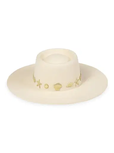 Lack of Color Women's Seaside Wool Wide-Brim Boater Hat | Thumbnail 1 Lack of Color Women's Seaside Wool Wide-Brim Boater Hat | Thumbnail 1