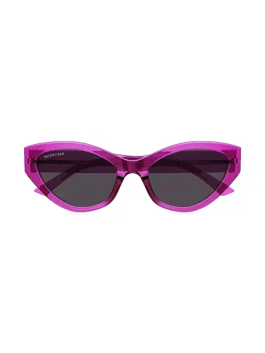 Balenciaga Women's Flat 57MM Cat-Eye Sunglasses - Fuchsia | Thumbnail 2 Balenciaga Women's Flat 57MM Cat-Eye Sunglasses - Fuchsia | Thumbnail 2