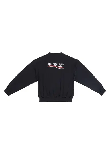 Balenciaga Political Campaign Sweatshirt Regular Fit - Black | Thumbnail 3 Balenciaga Political Campaign Sweatshirt Regular Fit - Black | Thumbnail 3