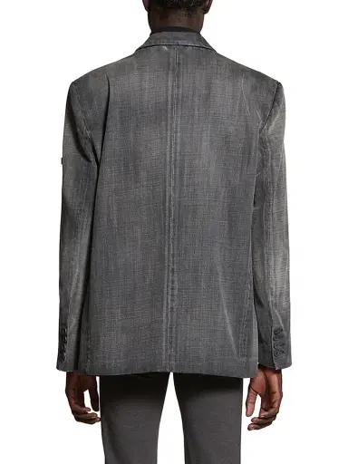 Balenciaga Men's Washed Jacket - Black Faded | Thumbnail 5 Balenciaga Men's Washed Jacket - Black Faded | Thumbnail 5