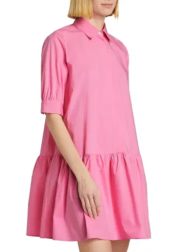 Marella Women's Ebert Poplin Shift Shirtdress - Deep Rose | Thumbnail 4 Marella Women's Ebert Poplin Shift Shirtdress - Deep Rose | Thumbnail 4