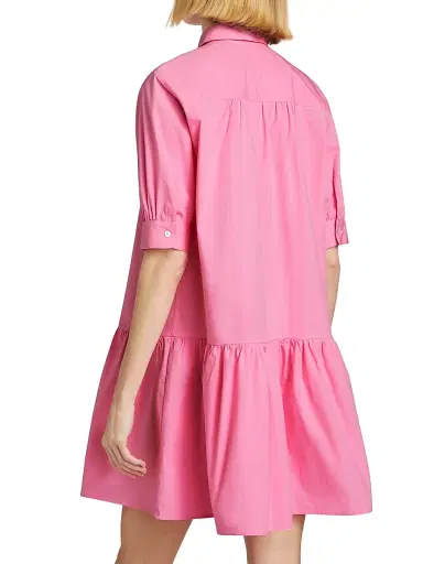 Marella Women's Ebert Poplin Shift Shirtdress - Deep Rose | Thumbnail 5 Marella Women's Ebert Poplin Shift Shirtdress - Deep Rose | Thumbnail 5