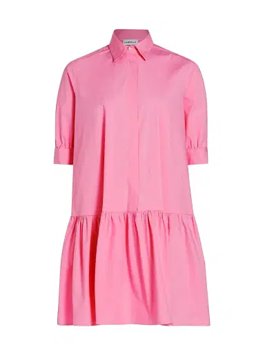 Marella Women's Ebert Poplin Shift Shirtdress - Deep Rose | Thumbnail 1 Marella Women's Ebert Poplin Shift Shirtdress - Deep Rose | Thumbnail 1