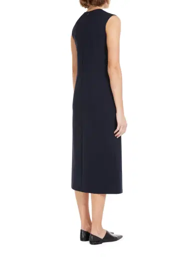 Max Mara Leisure Women's Jersey Sleeveless Midi-Dress - Navy | Thumbnail 2 Max Mara Leisure Women's Jersey Sleeveless Midi-Dress - Navy | Thumbnail 2