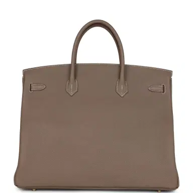 HERMÈS Hermes Birkin 40 Etoupe Togo Gold Hardware | Thumbnail 4 HERMÈS Hermes Birkin 40 Etoupe Togo Gold Hardware | Thumbnail 4