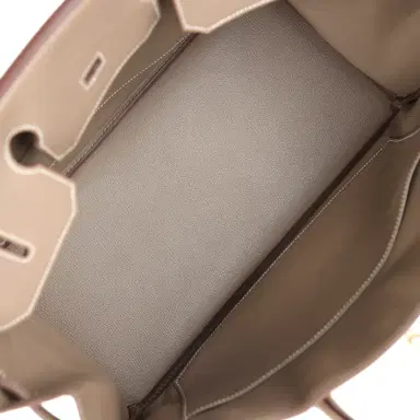 HERMÈS Hermes Birkin 40 Etoupe Togo Gold Hardware | Thumbnail 8 HERMÈS Hermes Birkin 40 Etoupe Togo Gold Hardware | Thumbnail 8