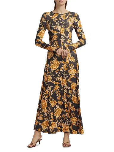 Kivari Women's Kaia Floral Knit Dress - Kaia | Thumbnail 3 Kivari Women's Kaia Floral Knit Dress - Kaia | Thumbnail 3