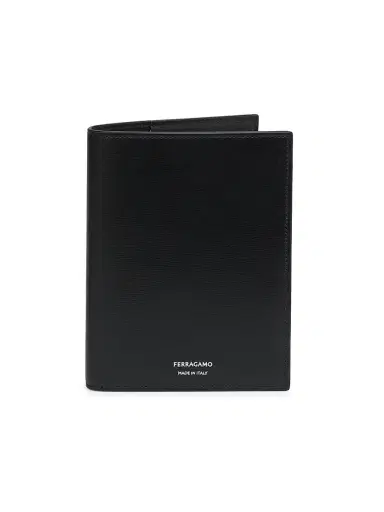 Ferragamo Men's Leather Passport Holder & Card Case Set - Black | Thumbnail 2 Ferragamo Men's Leather Passport Holder & Card Case Set - Black | Thumbnail 2