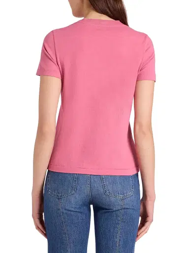 Chloé Women's Logo Cotton T-Shirt - Sweet Pink | Thumbnail 5 Chloé Women's Logo Cotton T-Shirt - Sweet Pink | Thumbnail 5