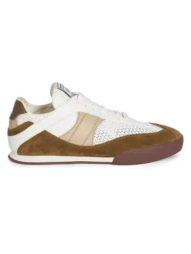 Chloé Women's Kick Low-Top Sneakers - Natural Brown | Thumbnail 1 Chloé Women's Kick Low-Top Sneakers - Natural Brown | Thumbnail 1