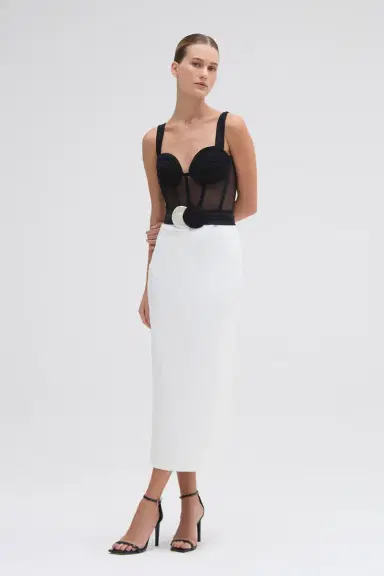 PatBo JERSEY SANDS CORSET MIDI DRESS | Thumbnail 2 PatBo JERSEY SANDS CORSET MIDI DRESS | Thumbnail 2