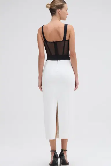 PatBo JERSEY SANDS CORSET MIDI DRESS | Thumbnail 3 PatBo JERSEY SANDS CORSET MIDI DRESS | Thumbnail 3