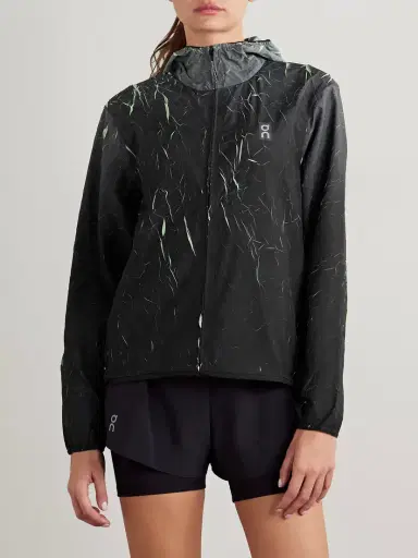 ON Pace Run Hooded Textured Recycled-shell Jacket | Thumbnail 3 ON Pace Run Hooded Textured Recycled-shell Jacket | Thumbnail 3