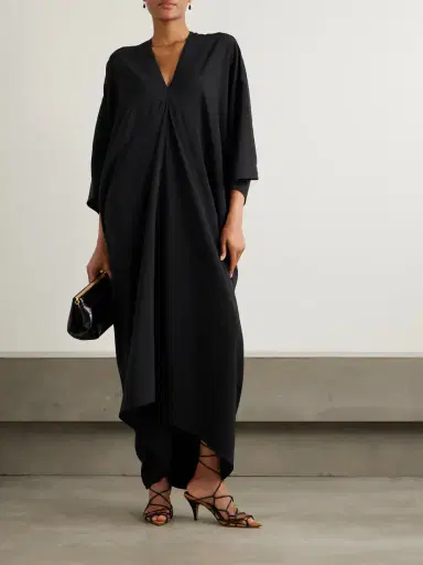 Rick Owens Tommykite Asymmetric Draped Crepe Gown | Thumbnail 2 Rick Owens Tommykite Asymmetric Draped Crepe Gown | Thumbnail 2