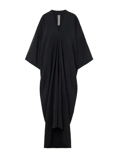 Rick Owens Tommykite Asymmetric Draped Crepe Gown | Thumbnail 1 Rick Owens Tommykite Asymmetric Draped Crepe Gown | Thumbnail 1