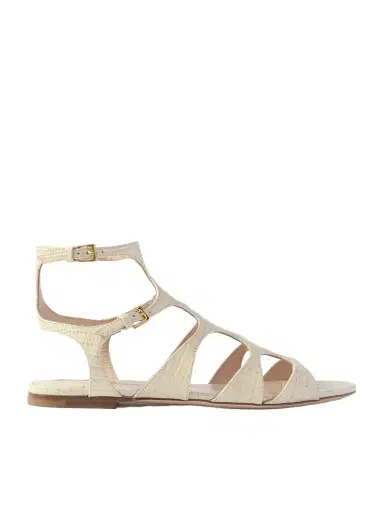 Tom Ford Croc-effect Leather Sandals | Thumbnail 1 Tom Ford Croc-effect Leather Sandals | Thumbnail 1
