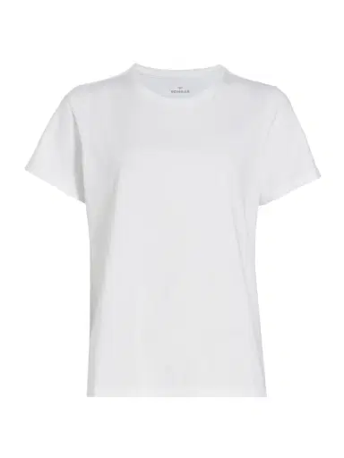 Bombas Women's Cotton Crewneck Split-Hem T-Shirt - White | Thumbnail 7 Bombas Women's Cotton Crewneck Split-Hem T-Shirt - White | Thumbnail 7
