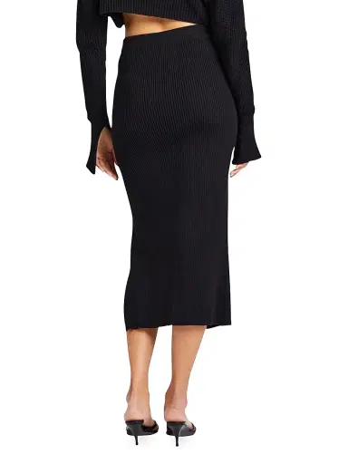 SEROYA Women's Nicolette Skirt - Black | Thumbnail 4 SEROYA Women's Nicolette Skirt - Black | Thumbnail 4
