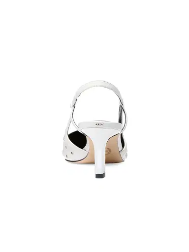 MICHAEL Michael Kors Women's Alora Grommet Slingback Pumps - Optic White | Thumbnail 3 MICHAEL Michael Kors Women's Alora Grommet Slingback Pumps - Optic White | Thumbnail 3