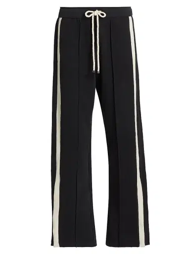 Nahmias Men's Heavy Cotton Track Pants - Worn Black | Thumbnail 1 Nahmias Men's Heavy Cotton Track Pants - Worn Black | Thumbnail 1