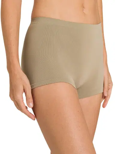 Hanro Women's Touch Feeling Boy Shorts - Coriander | Thumbnail 2 Hanro Women's Touch Feeling Boy Shorts - Coriander | Thumbnail 2