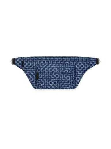 Givenchy Men's Essential U Bumbag in Denim Monogram 72 - Dark Blue | Thumbnail 1 Givenchy Men's Essential U Bumbag in Denim Monogram 72 - Dark Blue | Thumbnail 1