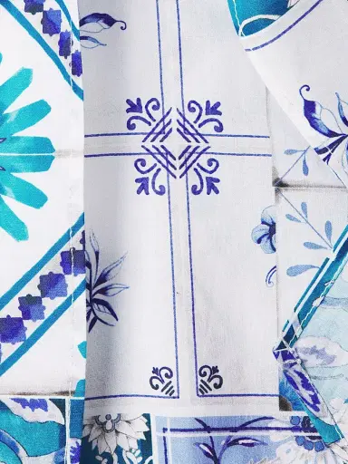 The Lazy Poet Women's Somewhere Beyond The Sea Rosie Positano 2-Piece Pajama Set - Positano | Thumbnail 6 The Lazy Poet Women's Somewhere Beyond The Sea Rosie Positano 2-Piece Pajama Set - Positano | Thumbnail 6