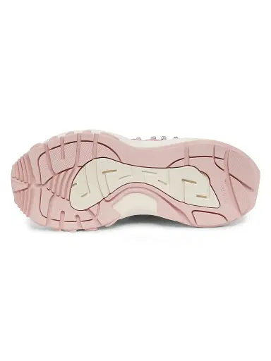 Versace Women's V2 Mercury Crystal-Embellished Sneakers - Dusty Rose White | Thumbnail 6 Versace Women's V2 Mercury Crystal-Embellished Sneakers - Dusty Rose White | Thumbnail 6